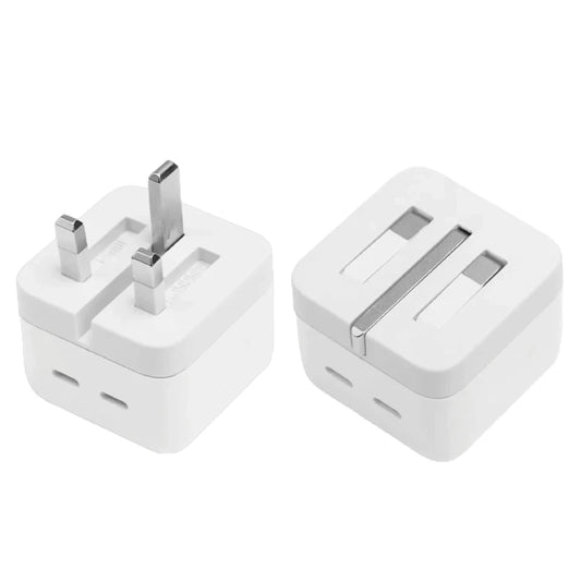 Apple 3 PIN USB-C+C Power Adapter With 2 slots (35W) - ( REPLICA )